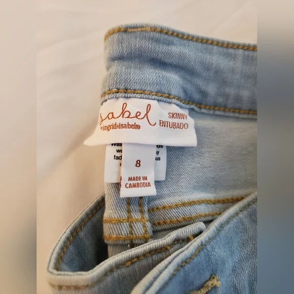 NWT  Isabel Skinny Leg Cuffed Maternity Pants - Picture 4 of 7